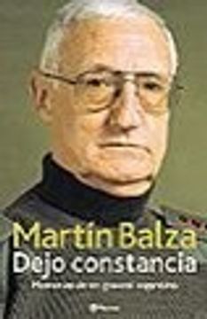 portada Dejo Constancia Memorias de un General Argentino