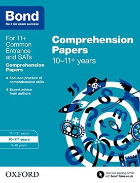 portada Bond 11+: English: Comprehension Papers: 10-11+ years