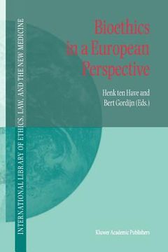 portada bioethics in a european perspective (in English)