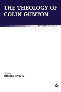 portada the theology of colin gunton (en Inglés)