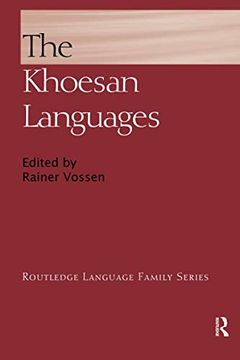 portada The Khoesan Languages (Routledge Language Family Series) (in English)