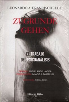 portada Zugrunde Gehen - el Trabajo del Psicoanalisis
