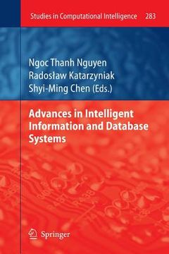 portada advances in intelligent information and database systems (en Inglés)