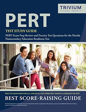 portada Pert Test Study Guide: Pert Exam Prep Review and Practice Test Questions for the Florida Postsecondary Education Readiness Test (en Inglés)