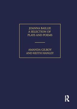portada Joanna Baillie: A Selection of Plays and Poems (in English)