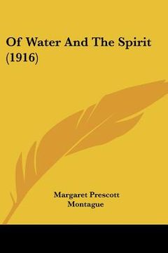 portada of water and the spirit (1916) (en Inglés)
