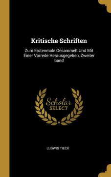 portada Kritische Schriften (en Alemán)