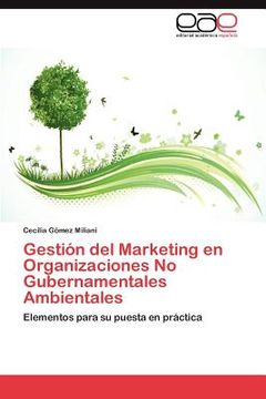 portada gesti n del marketing en organizaciones no gubernamentales ambientales (in English)