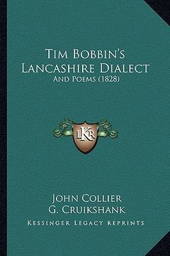 portada tim bobbin's lancashire dialect: and poems (1828)