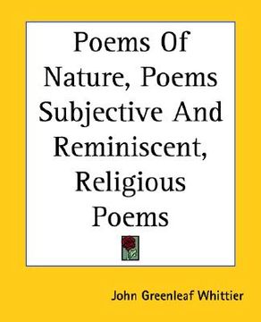 portada poems of nature, poems subjective and reminiscent, religious poems (in English)
