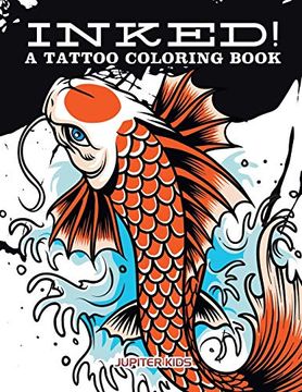 portada Inked! A Tattoo Coloring Book (en Inglés)