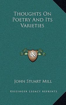 portada thoughts on poetry and its varieties (en Inglés)