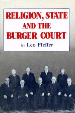 portada religion, state, and the burger court (in English)