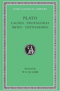 portada Plato: Laches, Protagoras, Meno, Euthydemus, (en greek)