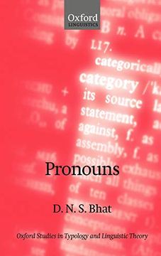 portada Pronouns: A Cross-Linguistic Study (Oxford Studies in Typology and Linguistic Theory) 