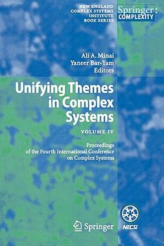 portada unifying themes in complex systems iv: proceedings of the fourth international conference on complex systems (en Inglés)