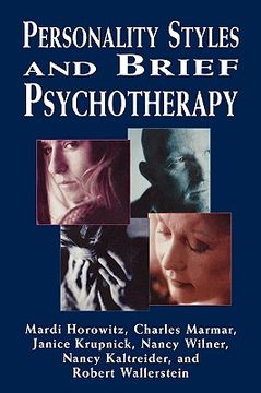 portada personality styles and brief psychotherapy (en Inglés)