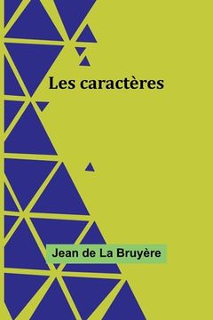 portada Les caractères (in French)