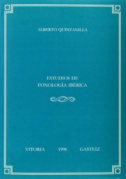 portada Estudios de fonologia iberica