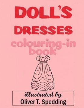 portada Doll's Dresses colouring-in Book (en Inglés)