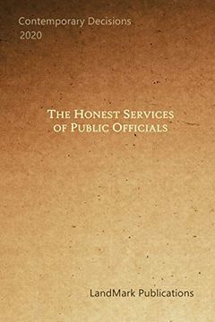portada The Honest Services of Public Officials: Portable Edition 