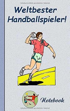 portada Weltbester Handballspieler - Notizbuch