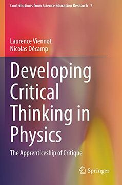 portada Developing Critical Thinking in Physics: The Apprenticeship of Critique: 7 (Contributions From Science Education Research) (en Inglés)
