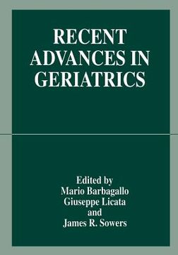 portada Recent Advances in Geriatrics (in English)