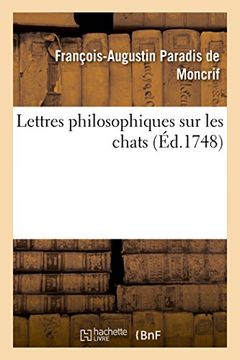 portada Lettres philosophiques sur les chats (Littérature)