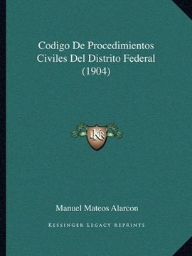 portada Codigo de Procedimientos Civiles del Distrito Federal (1904)