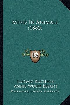 portada mind in animals (1880) (en Inglés)