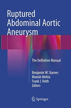 portada Ruptured Abdominal Aortic Aneurysm: The Definitive Manual (en Inglés)