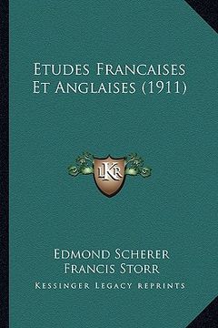portada etudes francaises et anglaises (1911) (en Inglés)