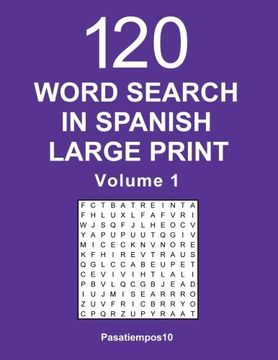 portada Word Search in Spanish Large Print - Volume 1 (in Spanish)