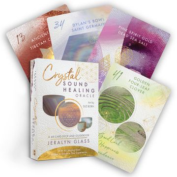 portada Crystal Sound Healing Oracle: A 48-Card Deck and Guidebook With 48 Singing Bowl Audios to Enhance Your Experience (in English)