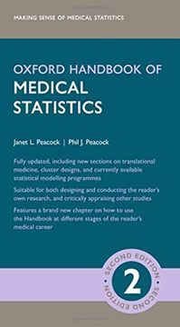 portada Oxford Handbook of Medical Statistics (Oxford Medical Handbooks) (en Inglés)