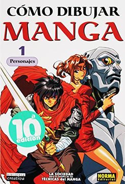 portada Cómo Dibujar Manga 01. Personajes