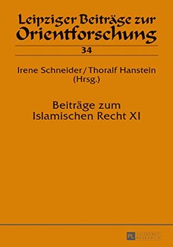 portada Beiträge zum Islamischen Recht xi (en Inglés)