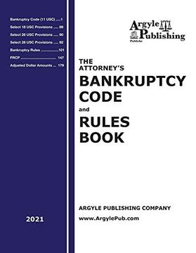 portada The Attorney'S Bankruptcy Code and Rules Book (2021) (en Inglés)