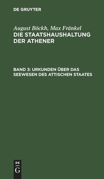 portada Urkunden ã Â¼Ber das Seewesen des Attischen Staates (German Edition) [Hardcover ] (en Alemán)