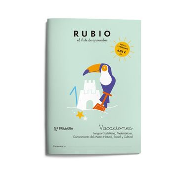 portada Vacaciones Rubio (1. º de Primaria)