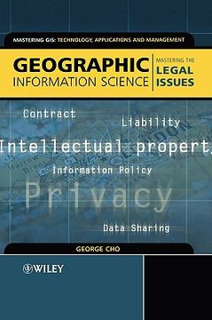 portada geographic information science: mastering the legal issues