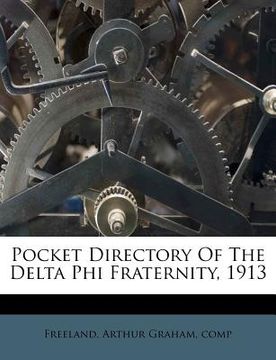 portada pocket directory of the delta phi fraternity, 1913 (en Inglés)