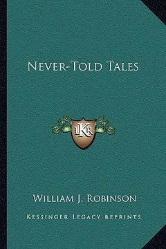 portada never-told tales (en Inglés)