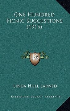 portada one hundred picnic suggestions (1915) (in English)