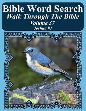 portada Bible Word Search Walk Through The Bible Volume 37: Joshua #3 Extra Large Print (en Inglés)