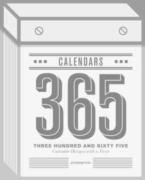 portada Three Hundred and Sixty Five (365) Calendars: Calendar Designs with a Twist