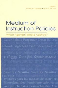 portada medium of instruction policies: which agenda? whose agenda?