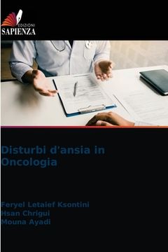 portada Disturbi d'ansia in Oncologia (in Italian)