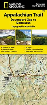 portada Appalachian Trail, Davenport gap to Damascus [North Carolina, Tennessee] (National Geographic Topographic map Guide) (National Geographic Topographic map Guide, 1502) (en Inglés)